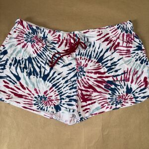 Secret Treasure Pajama Shorts Size 2x Tie Dye